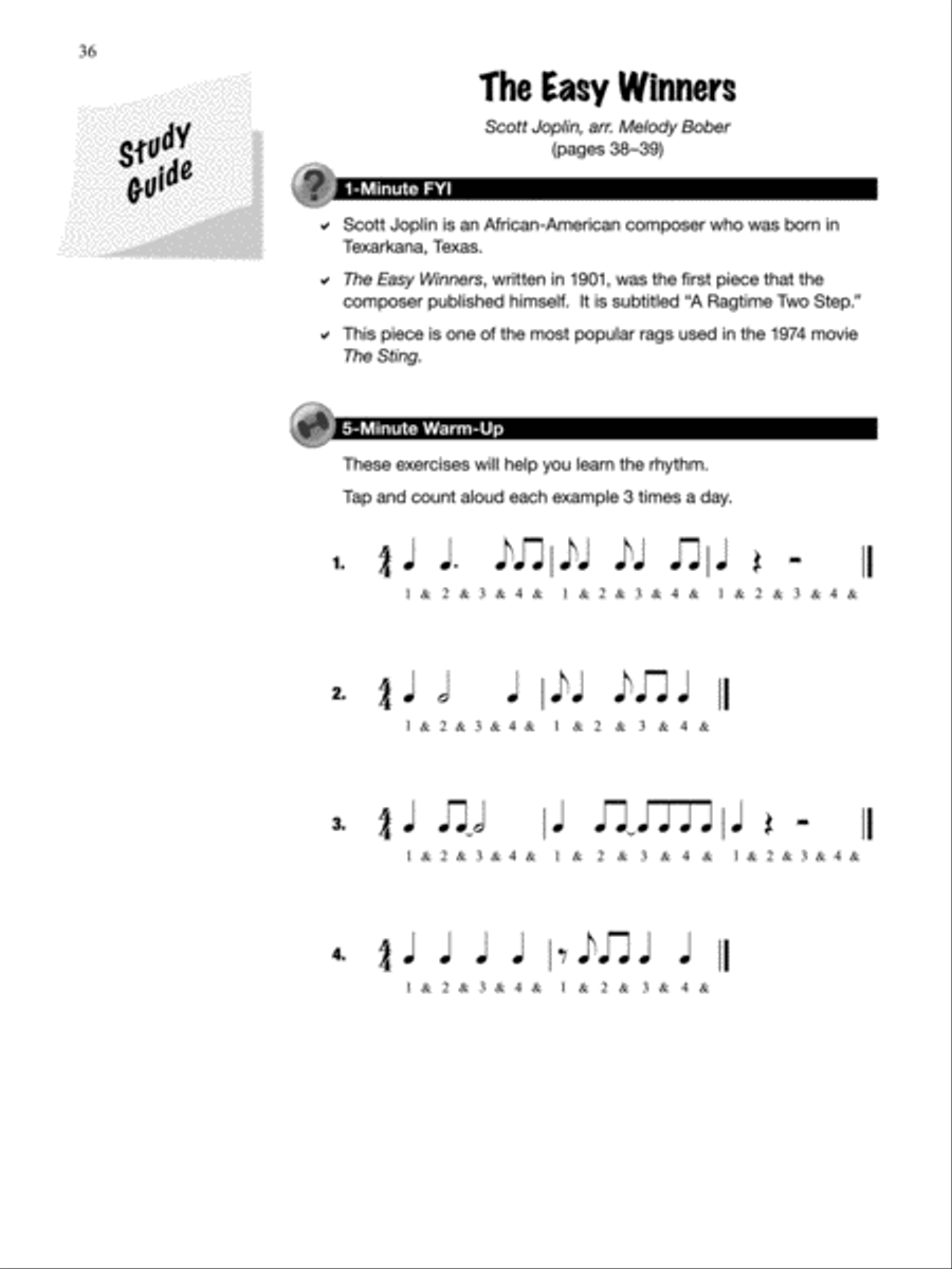 Piano for Busy Teens Easy Piano scores gallery preview page 5