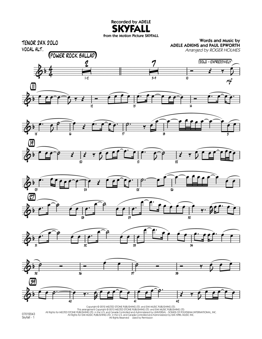 Easy tenor sax jazz solos top