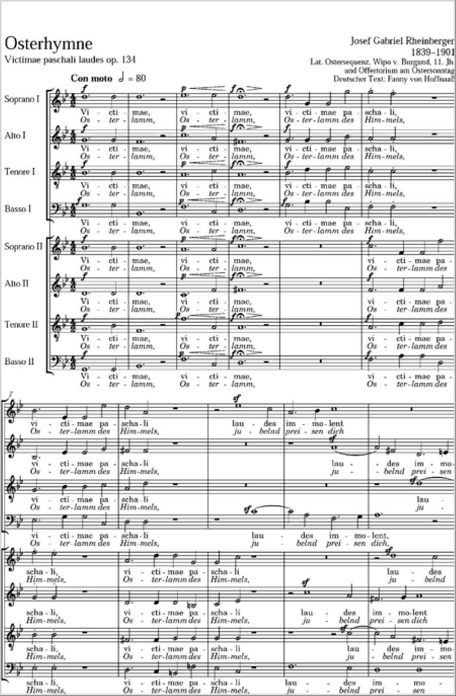 Osterhymne 4-Part scores gallery preview page 18