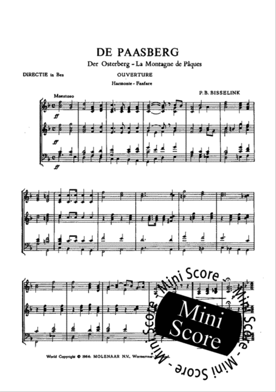 De Paasberg Fanfare Band scores gallery preview page 4