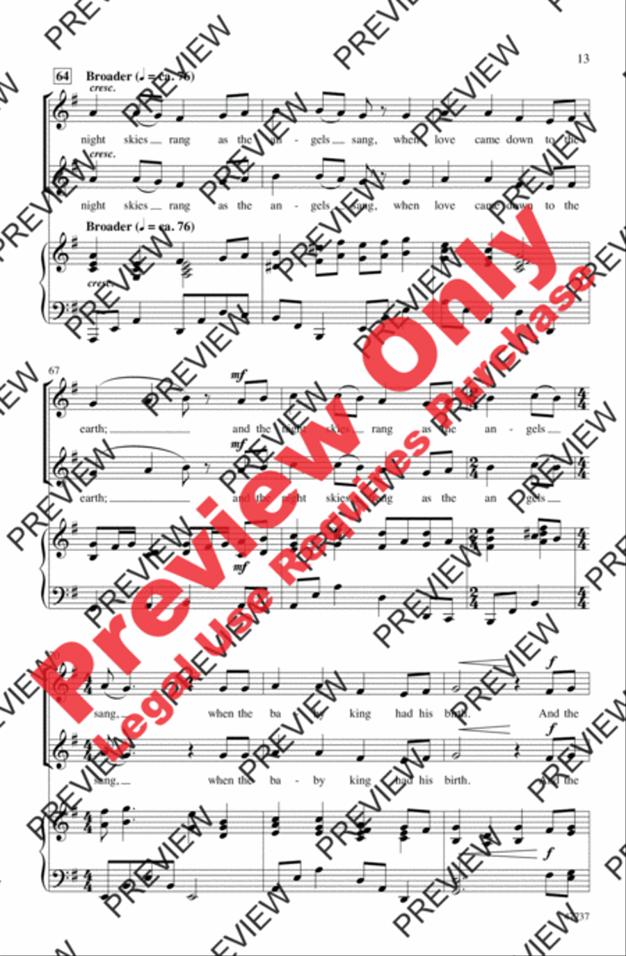 The Cat and the Mouse Carol 2-Part scores gallery preview page 12