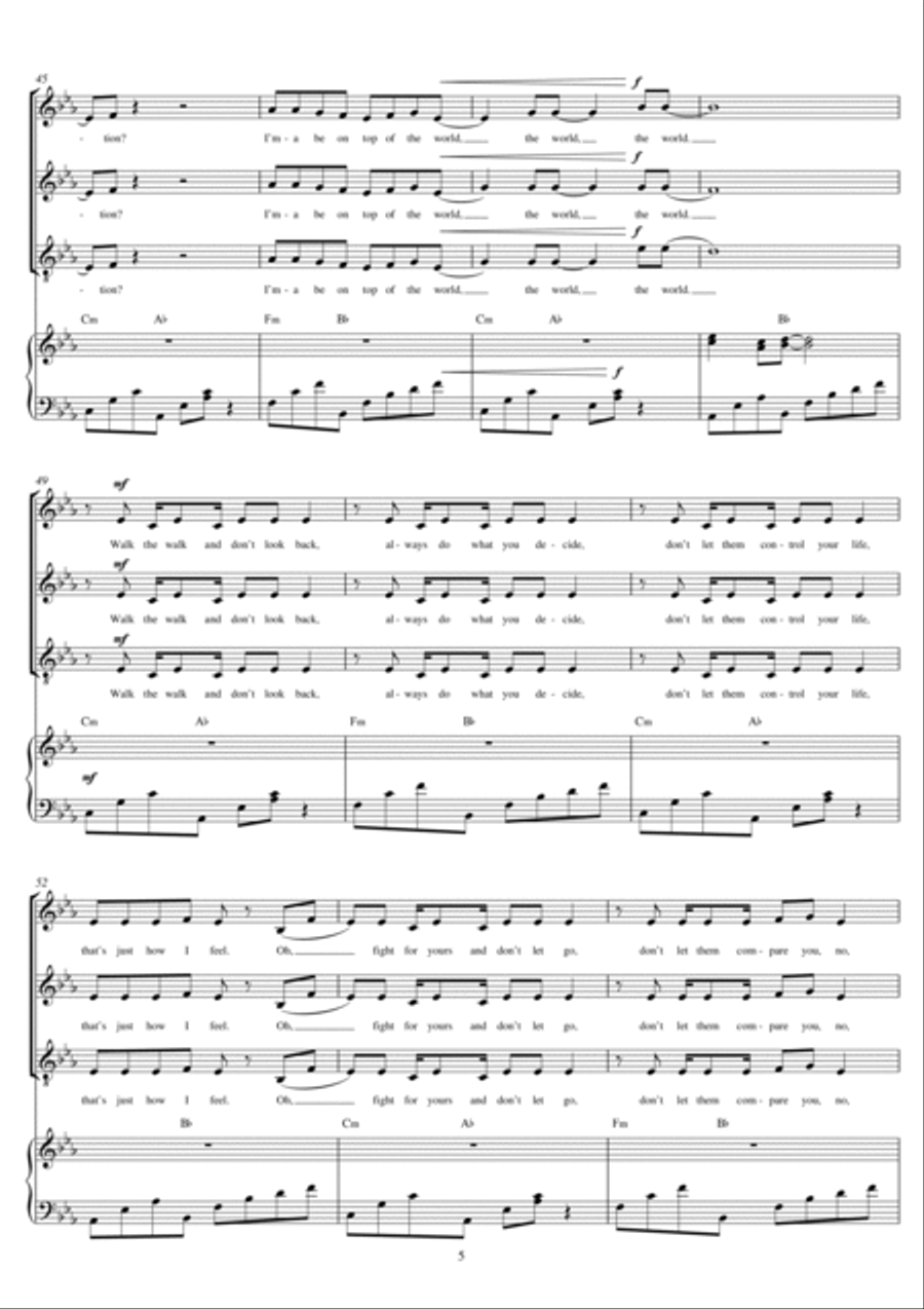 Am I Wrong (arr. Mark De-Lisser) SAT scores gallery preview page 5