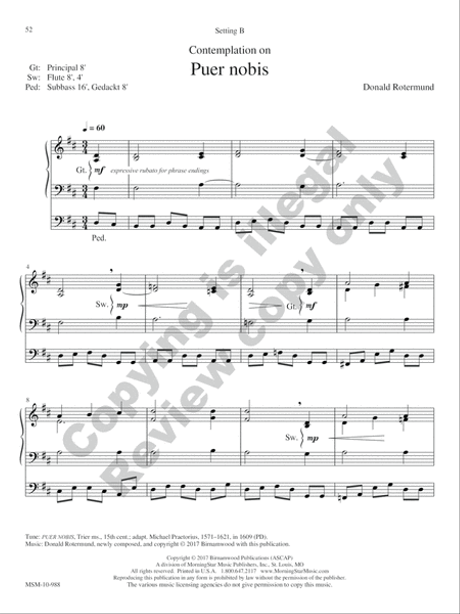 36 Flexible Hymn-Based Extemporizations Organ scores gallery preview page 56
