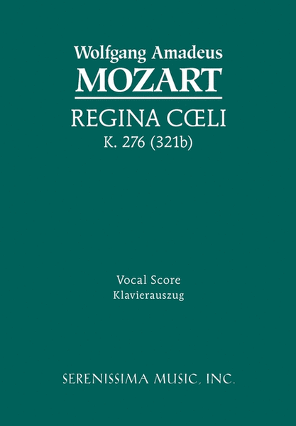 Regina Coeli in C major, K.276/321b