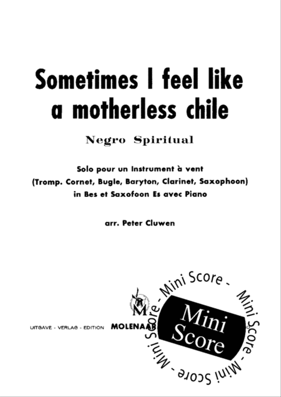 Sometimes I Feel Like a Motherless Chile Piano Accompaniment scores gallery preview page 3
