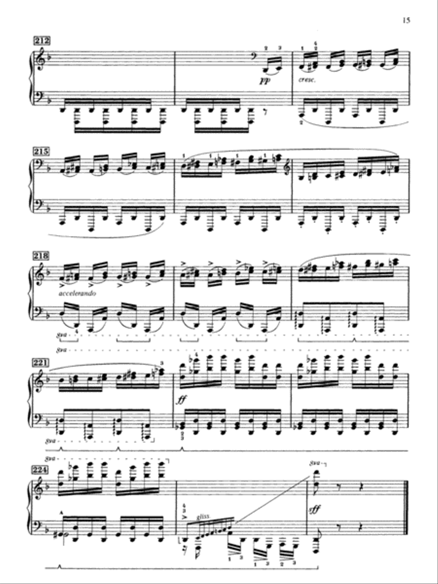 Prokofiev: Toccata, Opus 11 Small Ensemble scores gallery preview page 4