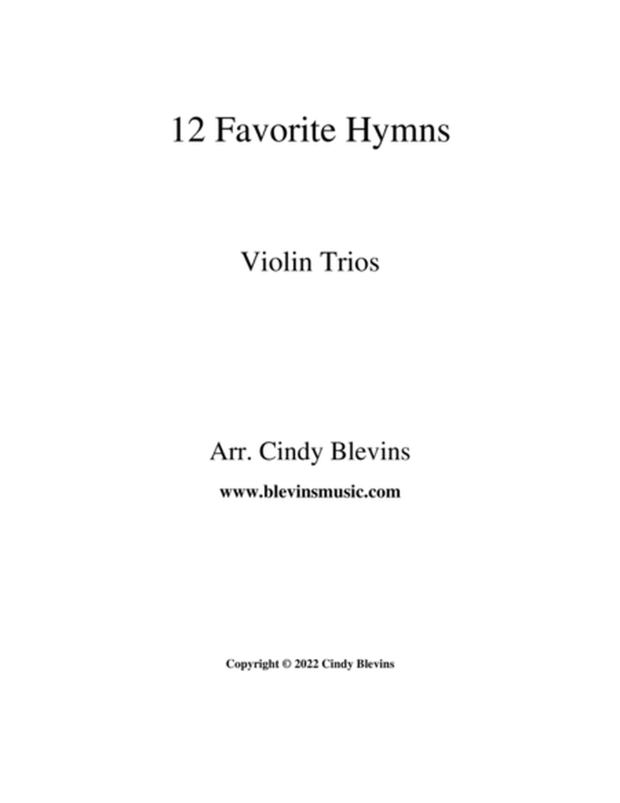 12 Favorite Hymns, Violin Trios image number null