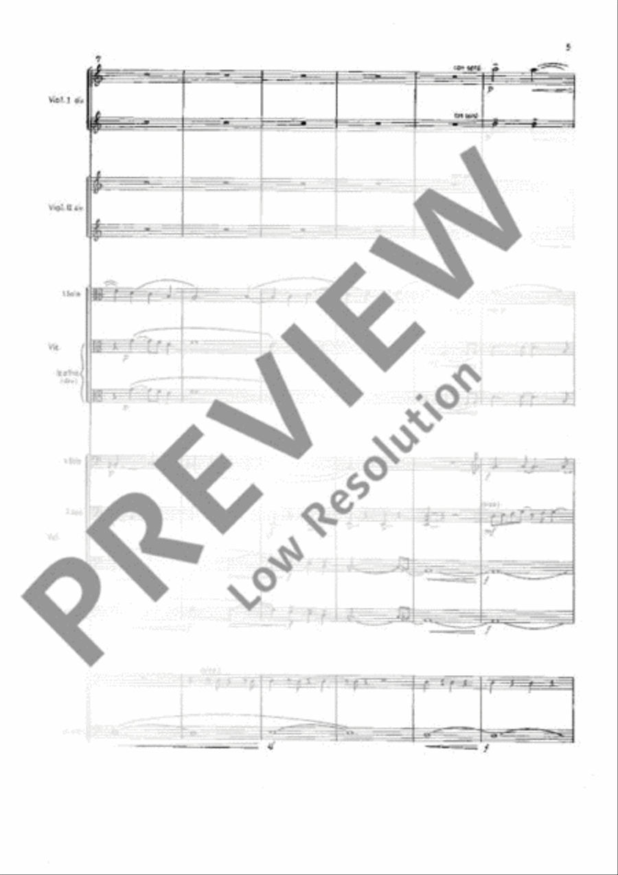 Fantasia for Strings String Orchestra scores gallery preview page 10