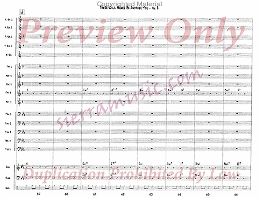 There Will Never Be Another You Jazz Ensemble scores gallery preview page 9