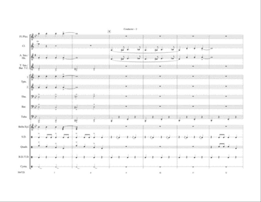 Cartoon Capers Cartoon Capers Marching Band scores gallery preview page 16