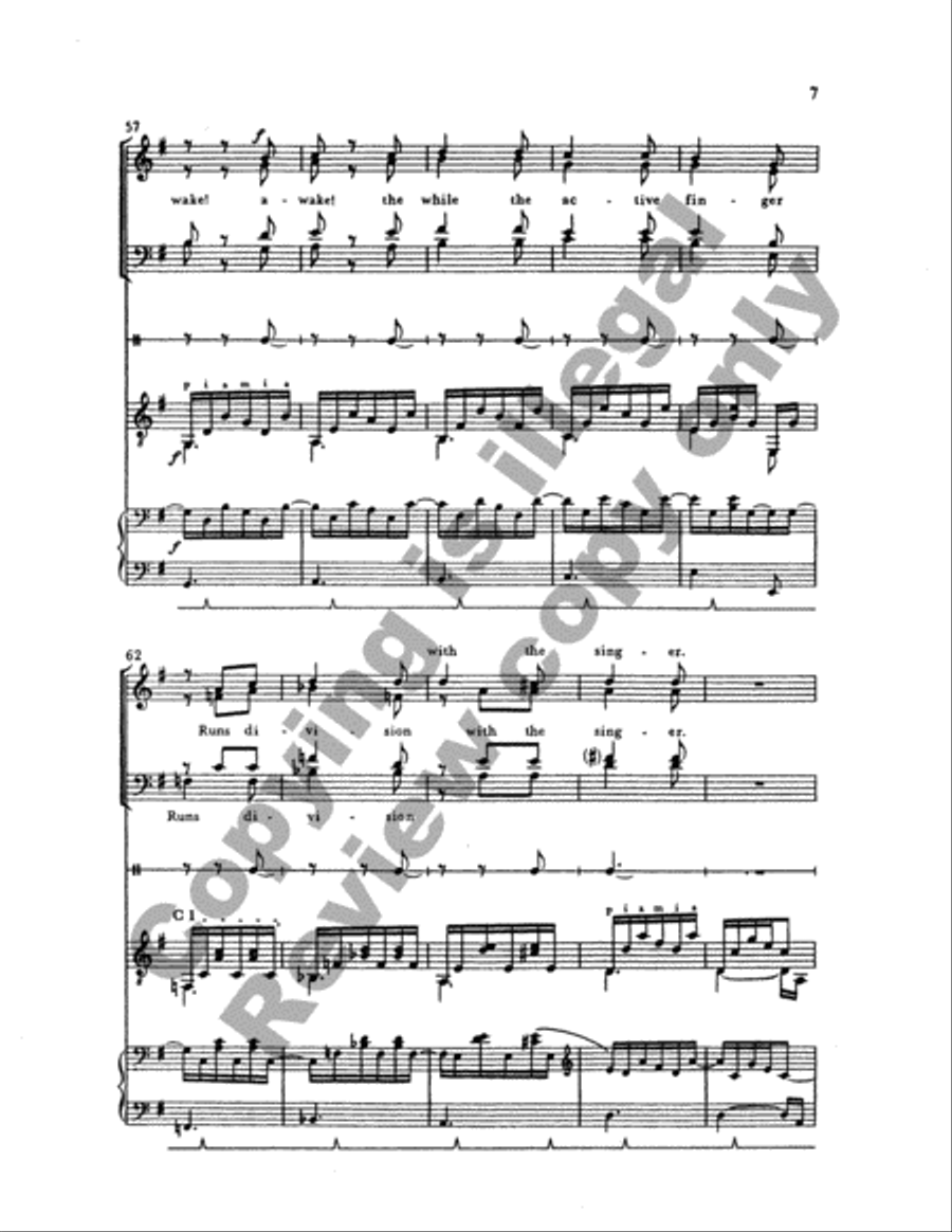 What Sweeter Music (Choral Score)