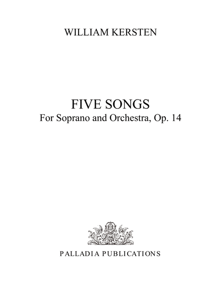 Five Songs for Soprano and Orchestra image number null