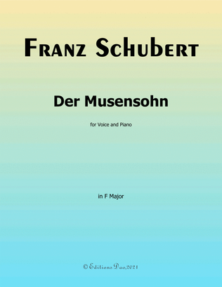 Der Musensohn,by Schubert,in F Major