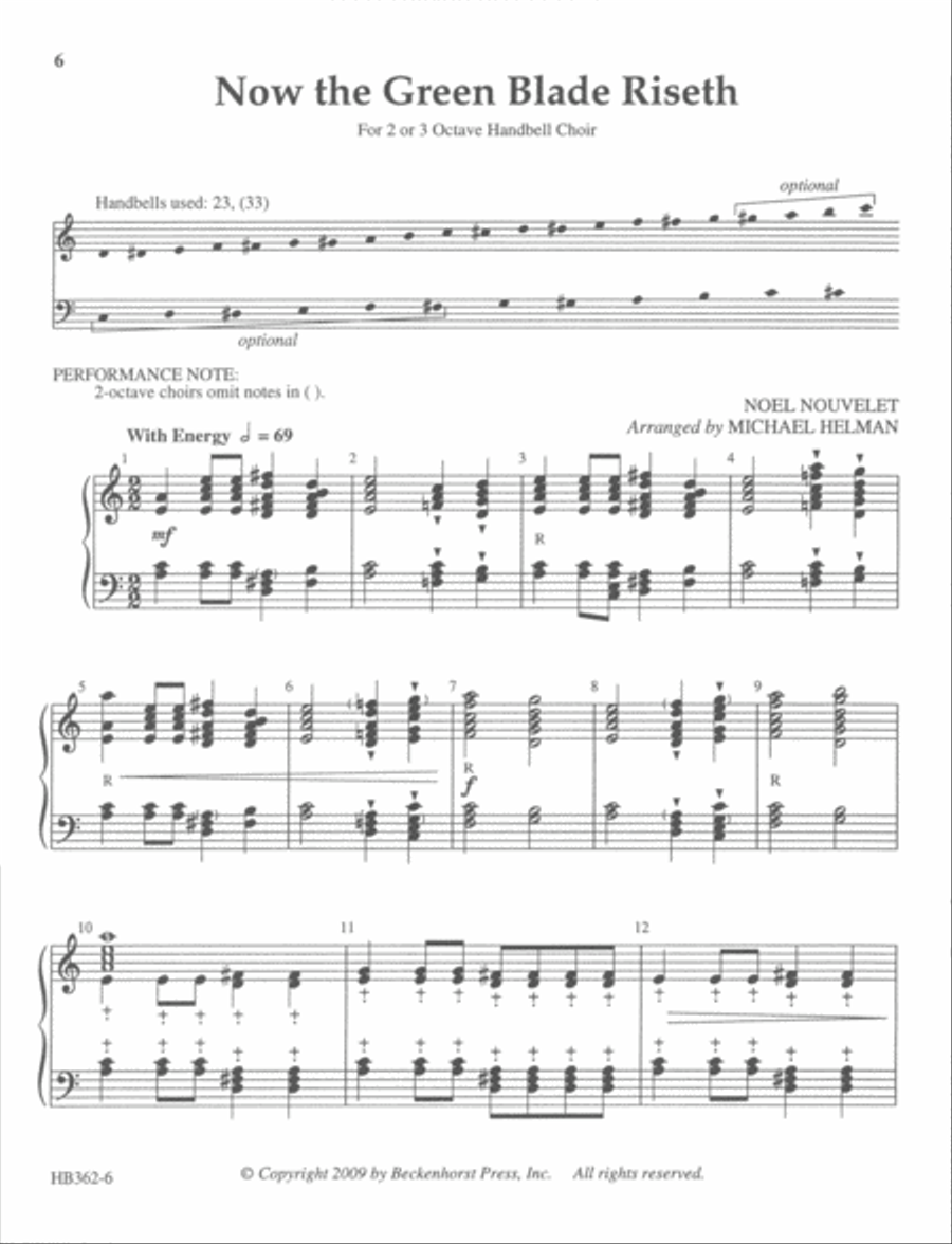 Three Hymns for Easter (2-3 octaves) 3-Octaves scores gallery preview page 4
