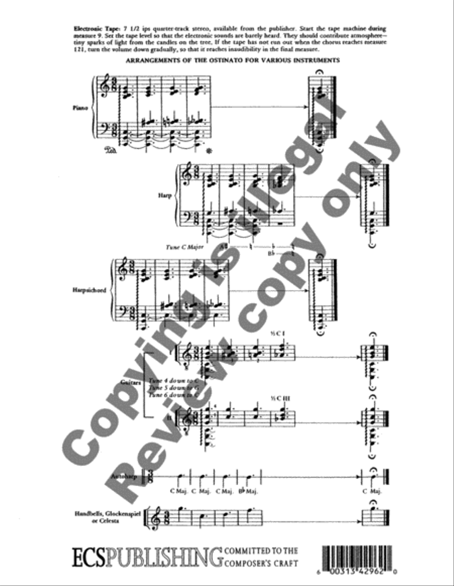 Evergreen Evergreen Unison Choir scores gallery preview page 6