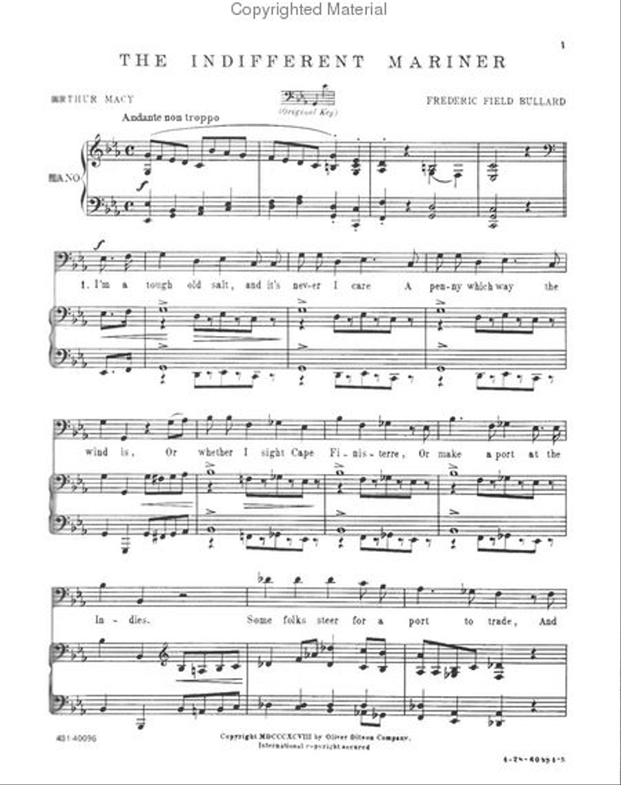 Bass Songs Bass Songs Chamber Music scores gallery preview page 2
