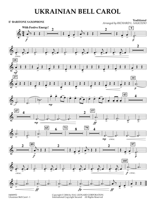 Ukrainian Bell Carol (arr. Richard L. Saucedo) - Eb Baritone Saxophone
