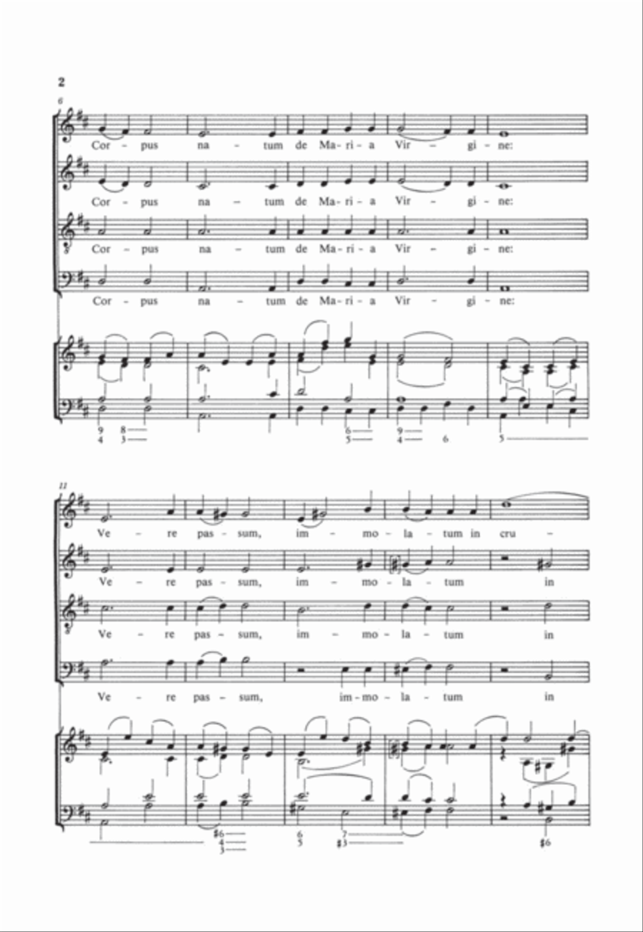 Ave verum corpus Ave verum corpus 4-Part scores gallery preview page 4
