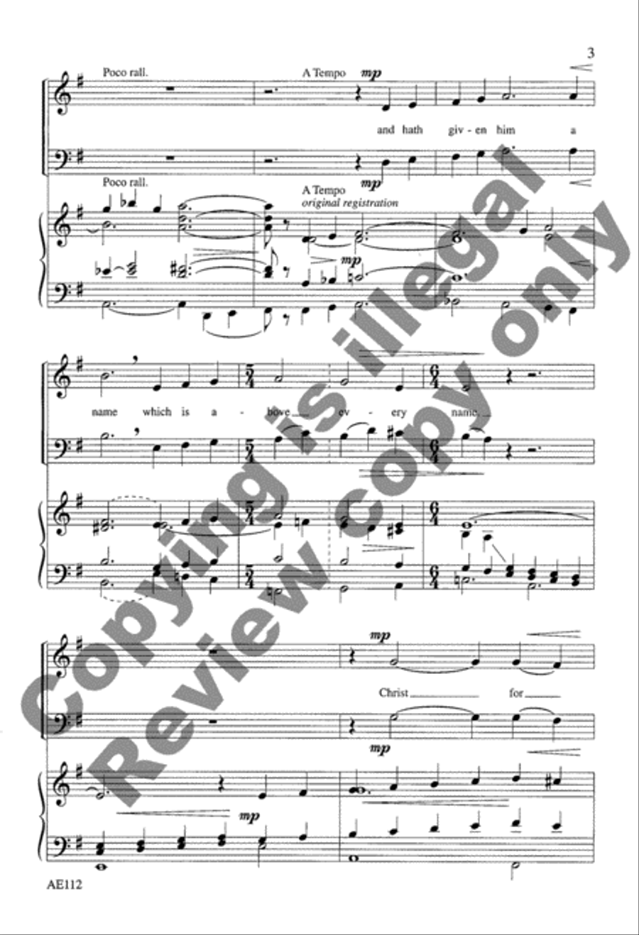 Christ For Us Became Obedient Unto Death 2-Part scores gallery preview page 4