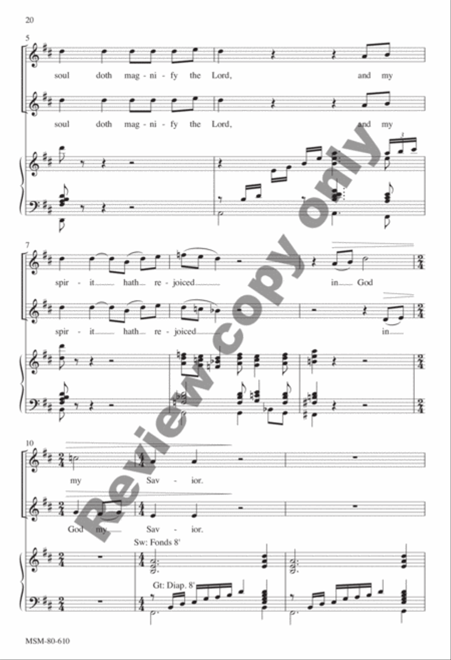 Evensong Unison Choir scores gallery preview page 53