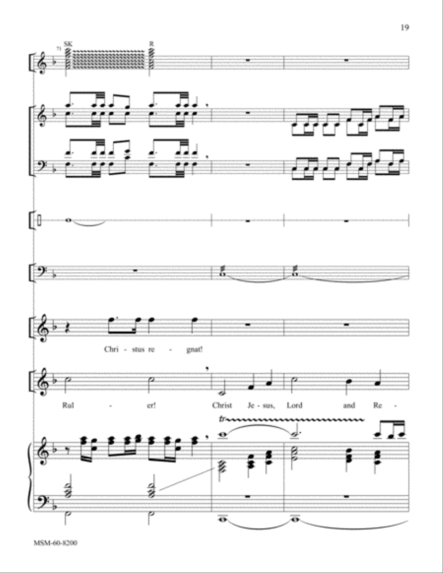 To Jesus Christ, Our Sovereign King (Full Score) Choir scores gallery preview page 7