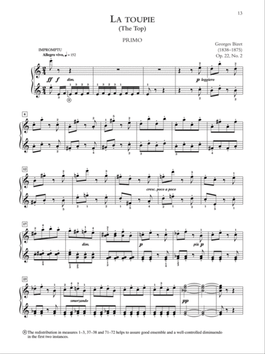 Bizet -- Jeux d'enfants Bizet -- Jeux d'enfants Small Ensemble scores gallery preview page 5