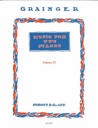 Book cover for Music for Two Pianos Vol. 4