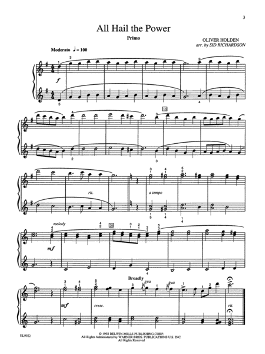 Hymn Duets Hymn Duets Small Ensemble scores gallery preview page 3