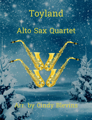 Book cover for Toyland, Alto Sax Quartet