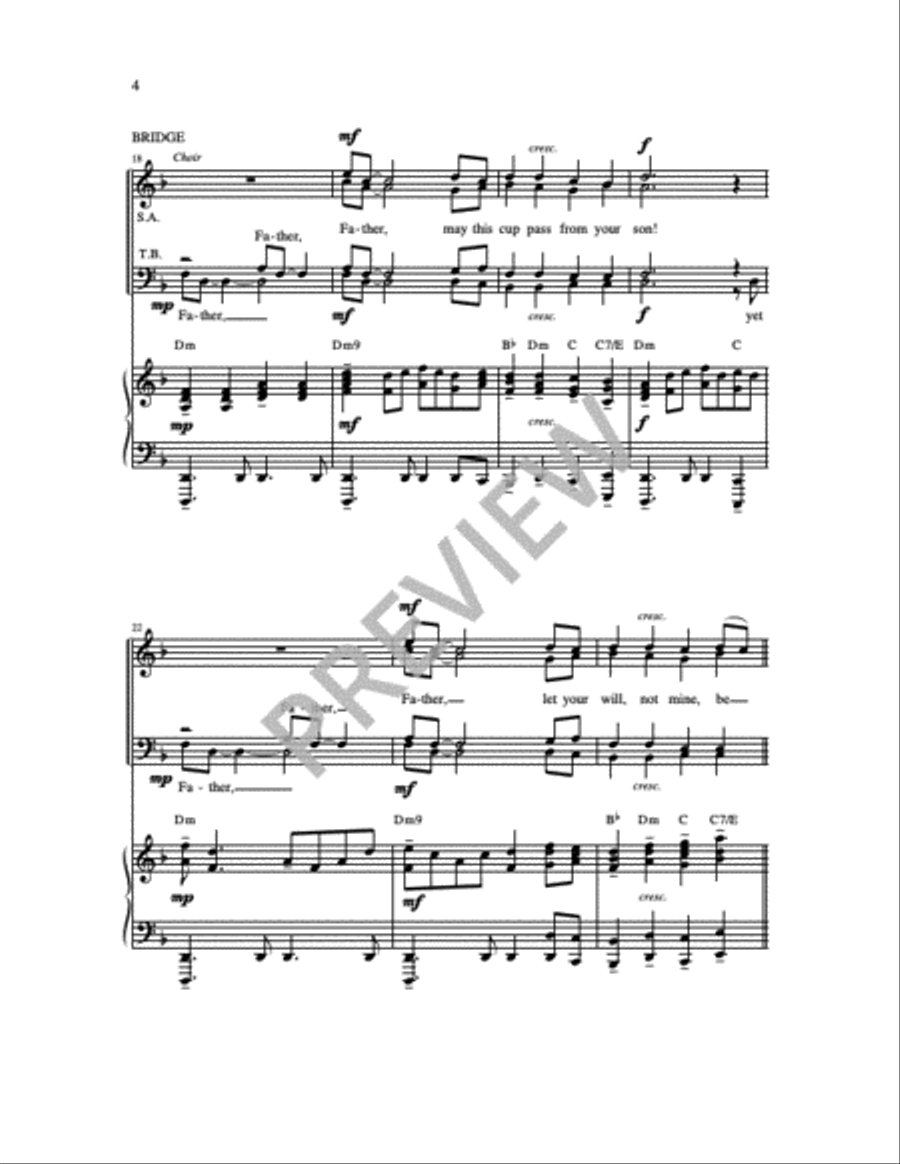 If a Single Grain of Wheat Should Fall 4-Part scores gallery preview page 6