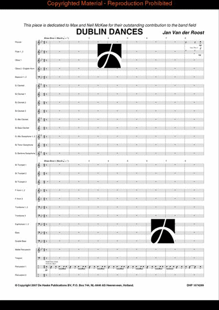 Dublin Dances Dublin Dances Concert Band scores gallery preview page 2