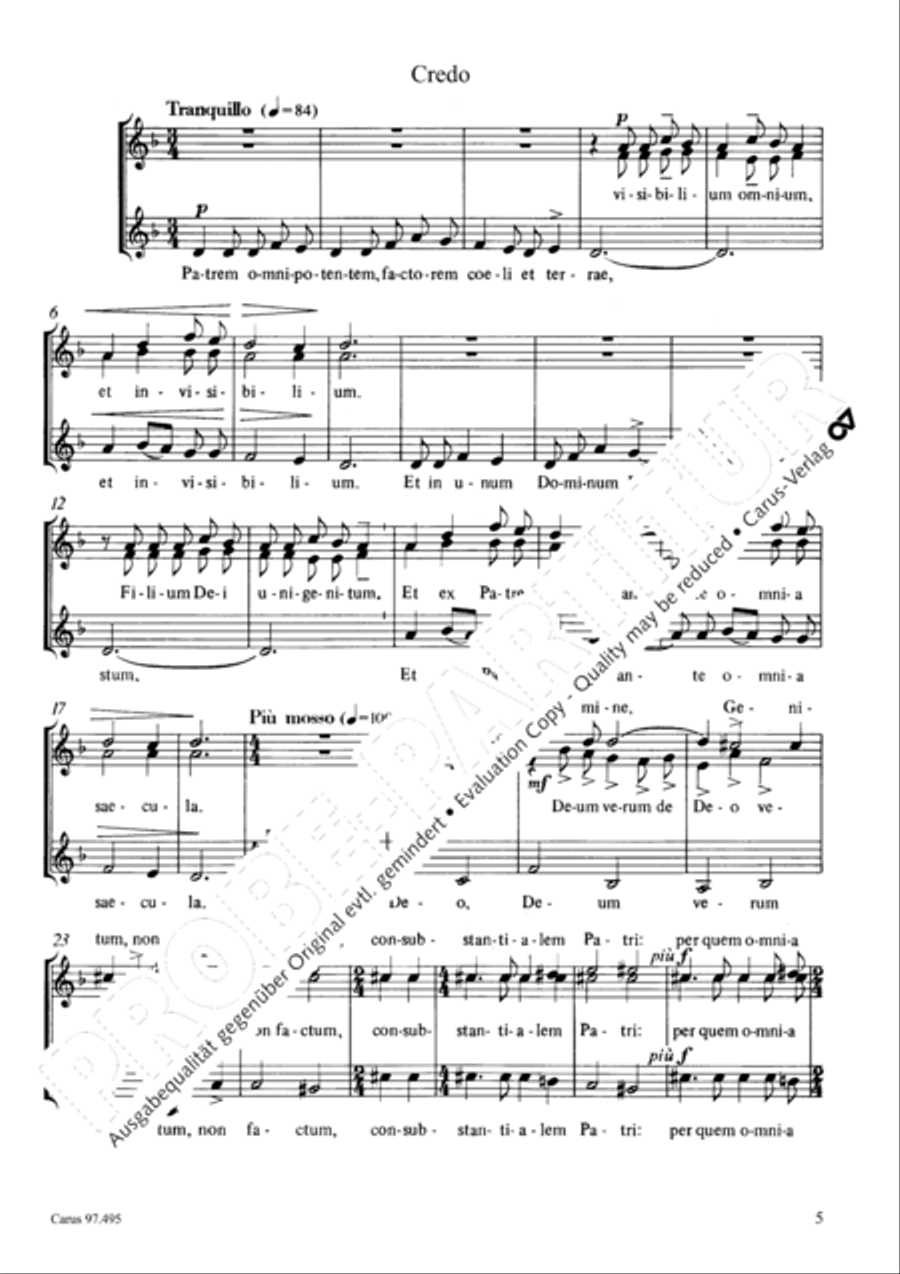 Missa Verna tempore paschali SSA scores gallery preview page 6