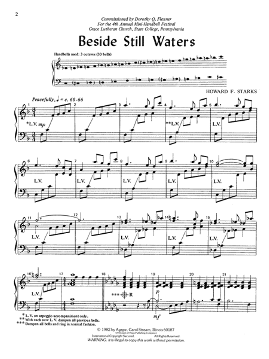 Beside Still Waters 3-Octaves scores gallery preview page 3