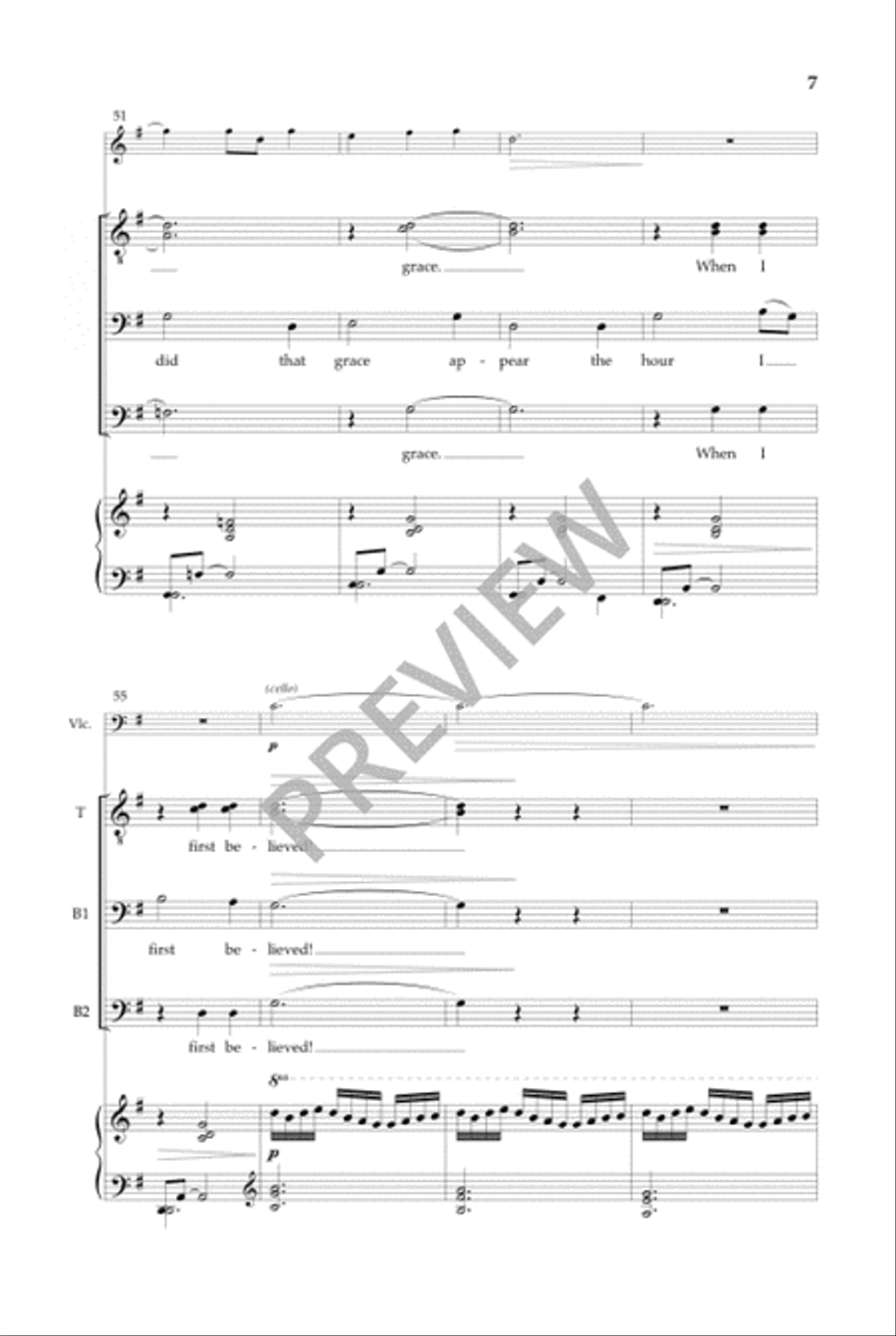 Amazing Grace (TTBB) Amazing Grace (TTBB) TTBB scores gallery preview page 8