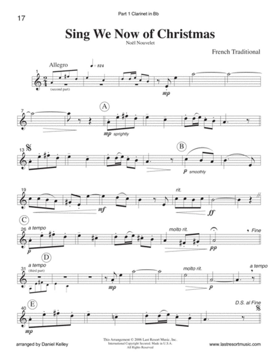 Sing We Now of Christmas Noel Nouvelet for String Trio (or Wind Trio or Mixed Trio)
