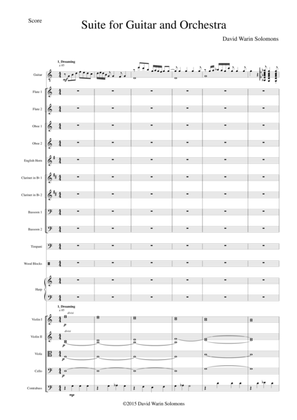 Guitar and Orchestra Suite Complete (Score only)