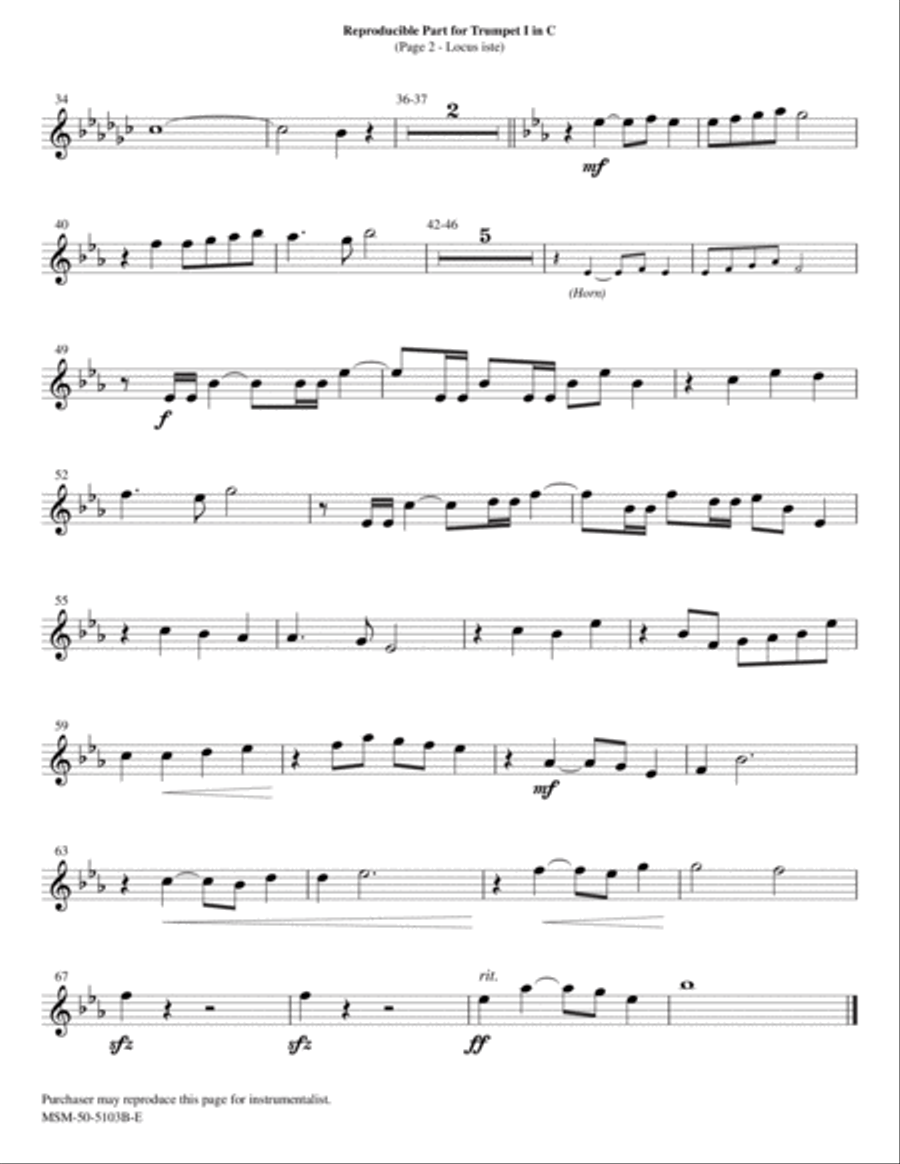 Locus Iste Choir scores gallery preview page 4