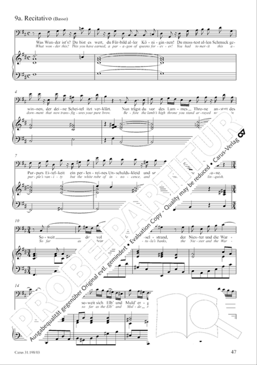 Let, Princess, let but one more ray (Lass, Furstin, lass noch einen Strahl) 4-Part scores gallery preview page 48