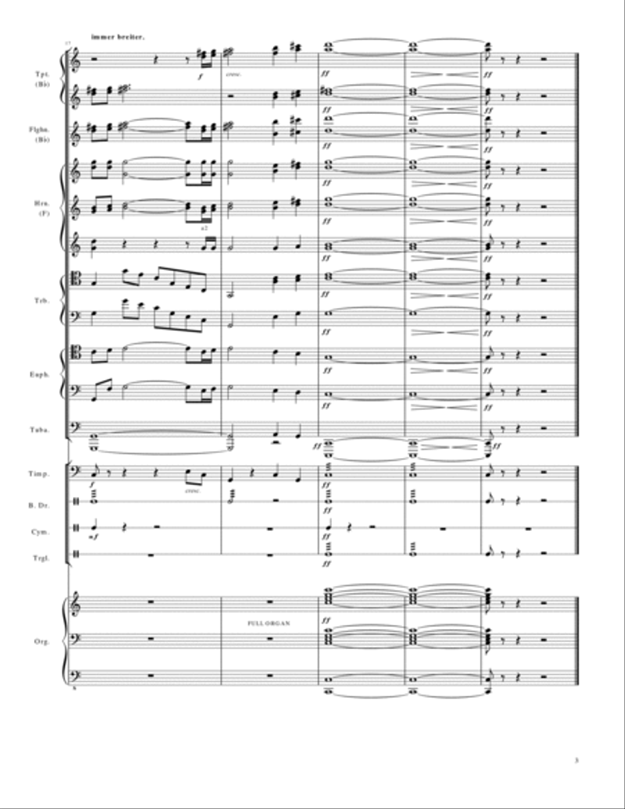 Also sprach Zarathustra: Introduction Small Ensemble scores gallery preview page 3