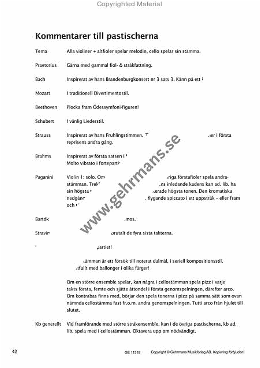Polska efter Viksta-Lasse String Quartet scores gallery preview page 10