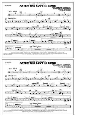 After the Love Has Gone (arr. Paul Murtha) - Quad Toms