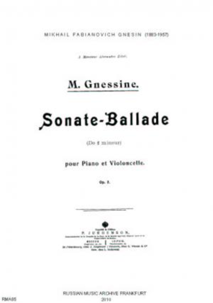 Sonate-ballade do # mineur