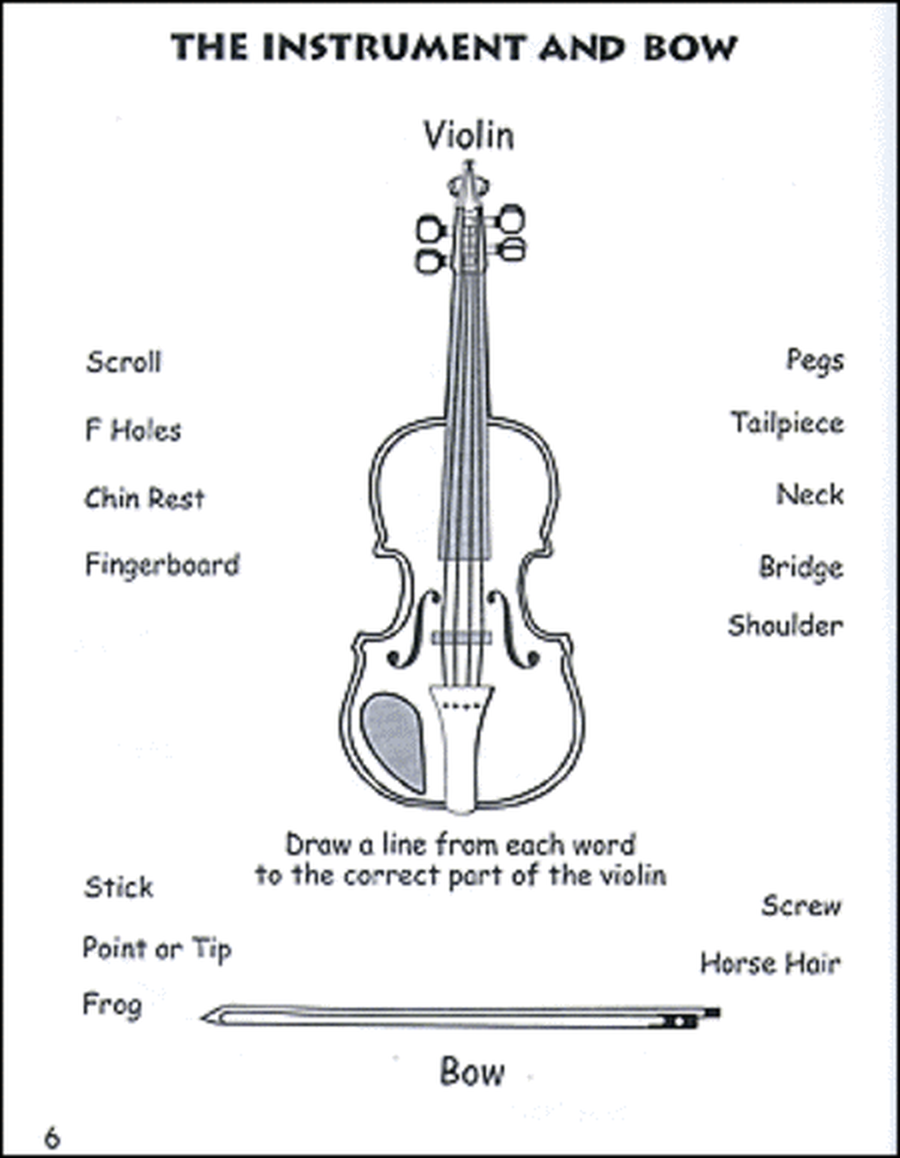 Beginner Violin Theory for Children, Book One