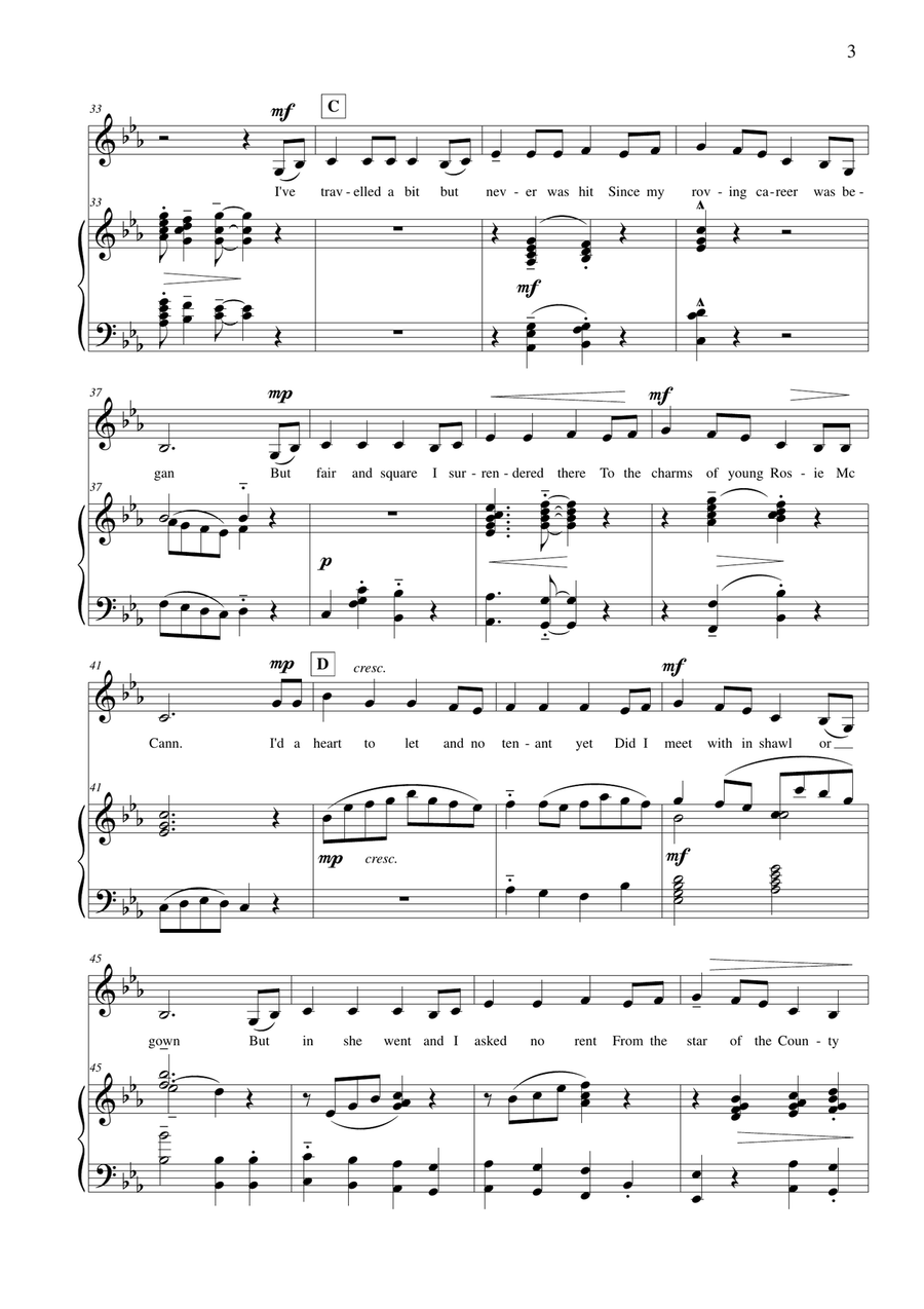 Star of the County Down Alto Voice scores gallery preview page 3