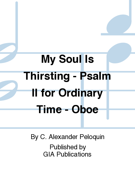 My Soul Is Thirsting - Instrument edition