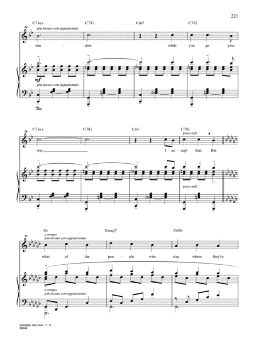 Goodbye, My Love (From 