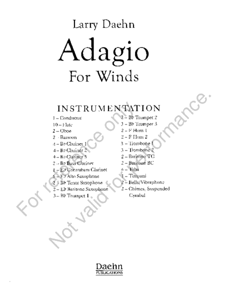 Adagio for Winds image number null
