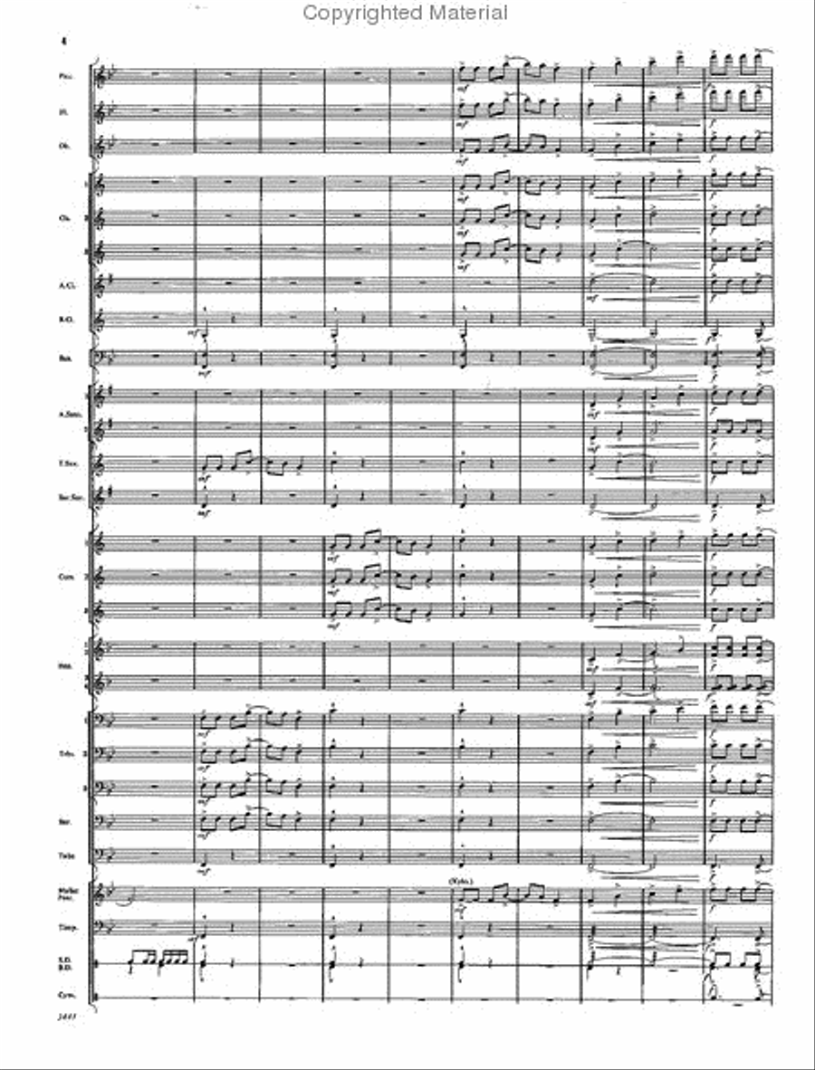 Centuria Concert Band scores gallery preview page 3