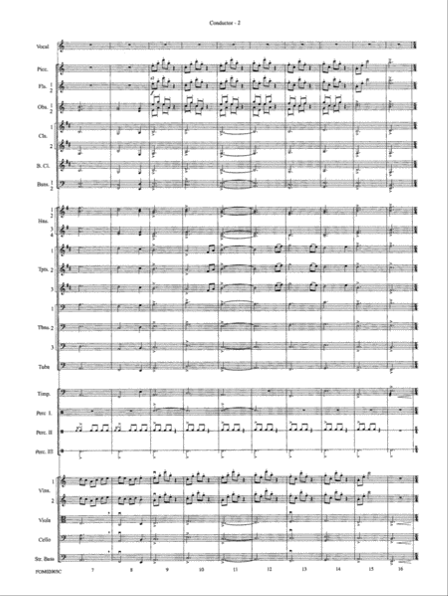 The Lord of the Rings: The Fellowship of the Ring, Symphonic Suite from: Score Full Orchestra scores gallery preview page 3
