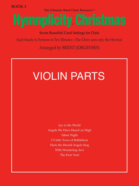 Hymnplicity Christmas - Book 2 Violin Parts